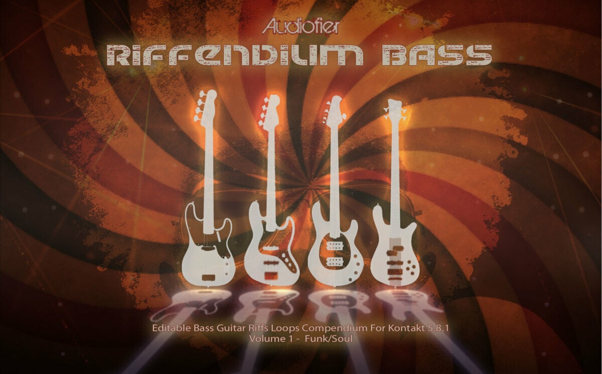 Zvočna knjižnica za sampler Audiofier Riffendium Bass Vol. 1 (Digitalni izdelek)