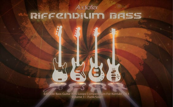 Geluidsbibliotheek voor sampler Audiofier Riffendium Bass Vol. 1 (Digitaal product) - 1