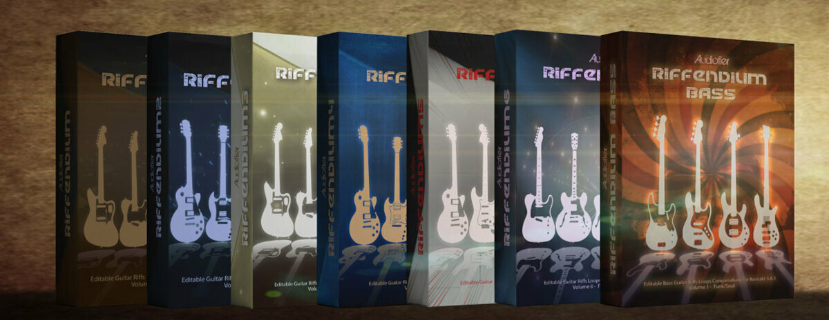 Sample and Sound Library Audiofier Riffendium TOTAL BUNDLE (Digital product)
