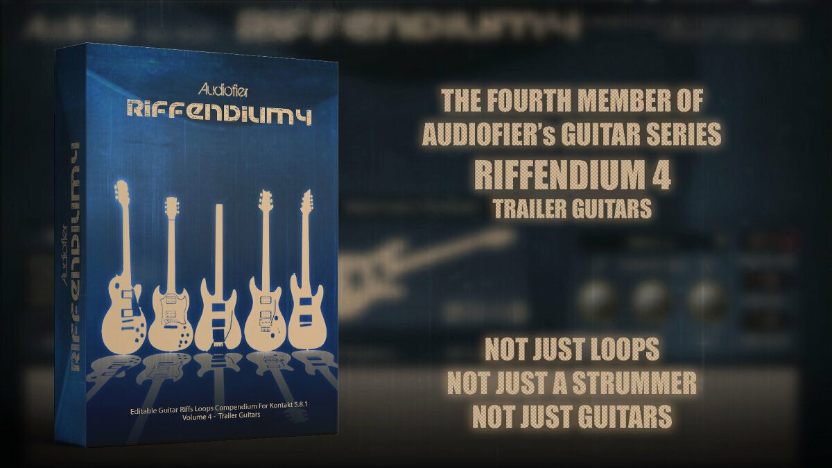 Muestra y biblioteca de sonidos Audiofier Riffendium Vol. 4 Muestra y biblioteca de sonidos (Producto digital)