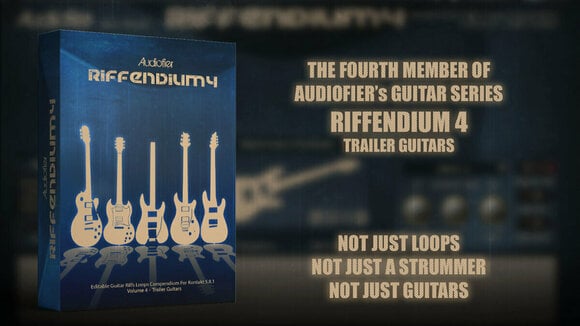 Samplings- och ljudbibliotek Audiofier Riffendium Vol. 4 (Digital produkt) - 1