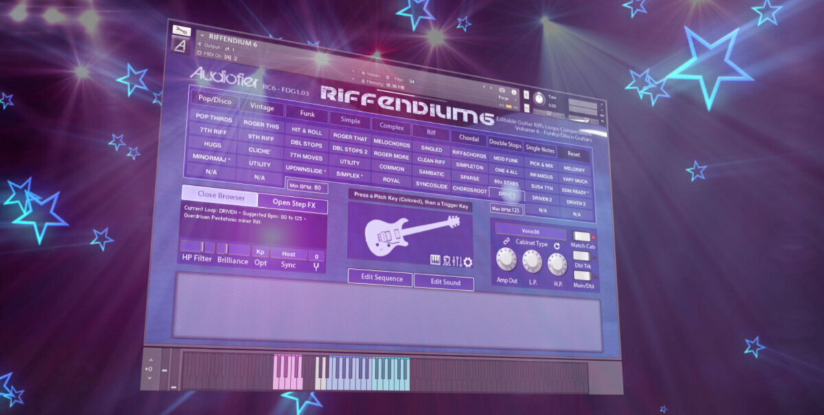 Zvuková knihovna pro sampler Audiofier Riffendium Vol. 6 (Digitální produkt)