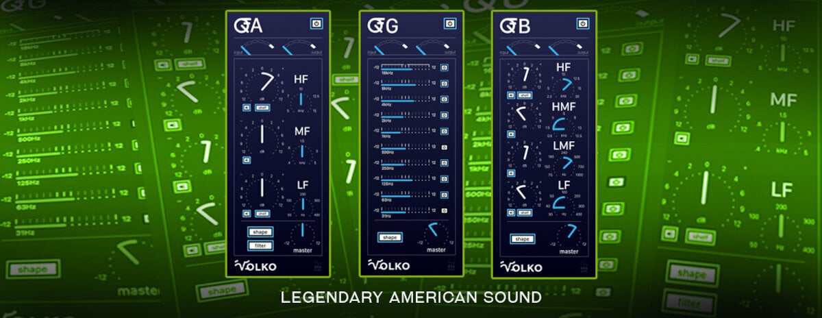 Plug-in de efeitos Volko Audio Q American Series (Produto digital)