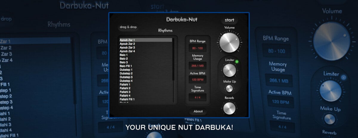 Studiový software VST Instrument Volko Audio Darbuka-nut (Digitální produkt)