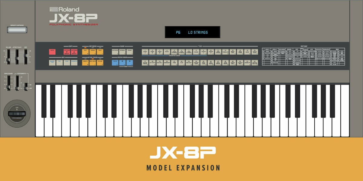 Atualizações e melhorias Roland JX-8P (Produto digital)