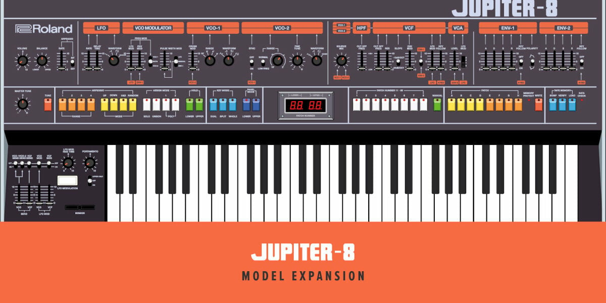 Updaty & Upgrady Roland JUPITER-8 (Digitální produkt)