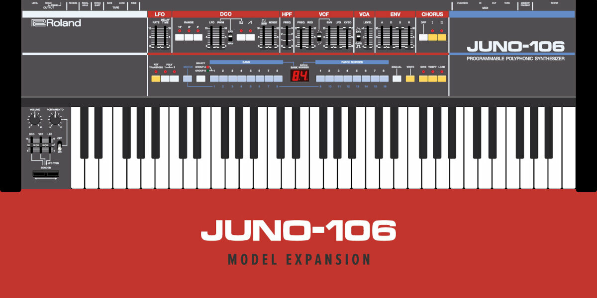 Updates en upgrades Roland JUNO-106 (Digitaal product)