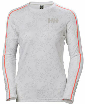 Termounderkläder Helly Hansen Lifa Active Graphic Crew Womens White/Winter Berry Prt M - 1