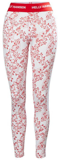 Roupa interior térmica Helly Hansen Lifa Active Graphic Womens Pant Flag Red/Winter Berry P S