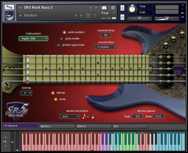 Software de estúdio de instrumentos VST Prominy SR5 Rock Bass 2 (Produto digital)