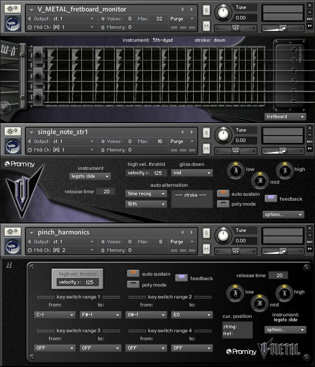 Studiový software VST Instrument Prominy V-METAL (Digitální produkt)