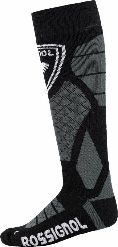 Skijaške čarape Rossignol Wool & Silk X3 Black L Skijaške čarape