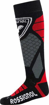 Ski Socken Rossignol Wool & Silk X3 Sports Red L Ski Socken - 1