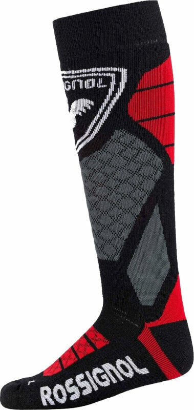 Ski Socken Rossignol Wool & Silk X3 Sports Red XL Ski Socken