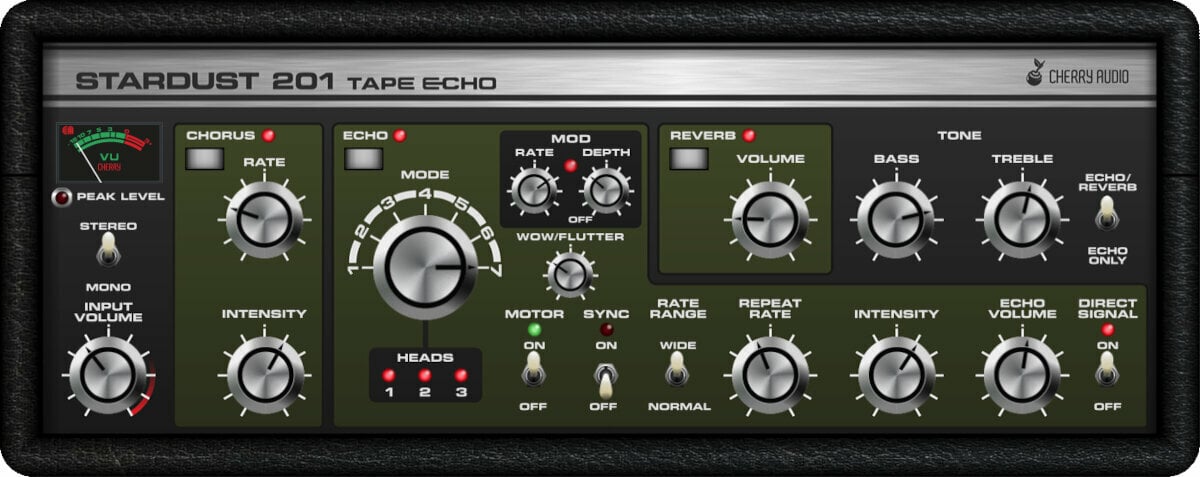 Logiciel de studio Plugins d'effets Cherry Audio Stardust 201 Tape Echo (Produit numérique)