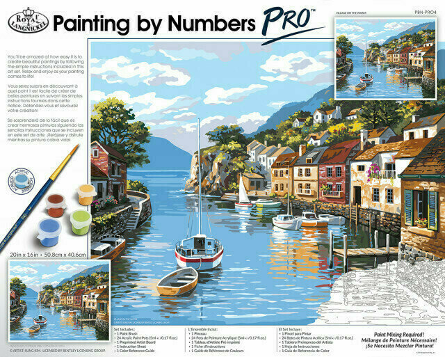 Pintura por números Royal & Langnickel Pintura por números Village On Water