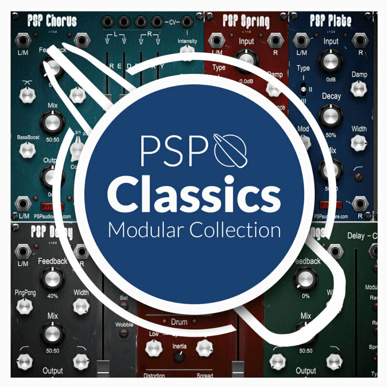 Logiciel de studio Plugins d'effets Cherry Audio PSP Classics Modular (Produit numérique)