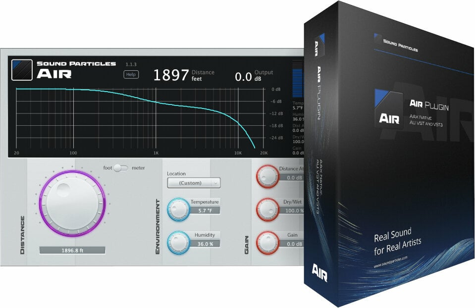 Studio software plug-in effect Sound Particles Doppler & Air (Perpetual) (Digitaal product)