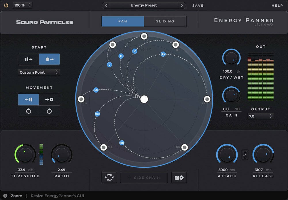 Effect Plug-In Sound Particles Energy Panner (Digital product)
