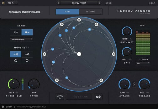 Effect Plug-In Sound Particles Energy Panner (Digital product) - 1