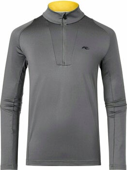 Ski-trui en T-shirt Kjus Speed Reader Mens Midlayer HZ Steel Grey 56 - 1