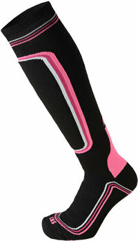 Calcetines de esquí Mico Heavy Weight Primaloft Womens Ski Socks Nero Fucsia Fluo M - 1