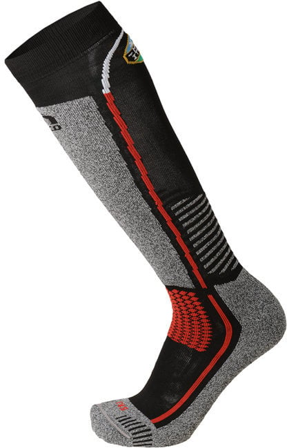 Chaussettes de ski Mico Medium Weight Official Ita Ski Socks Nero L