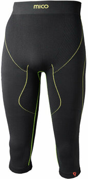 Termounderkläder Mico 3/4 Tight Primalof Mens Base Layers Pants Nero Lime M/L - 1