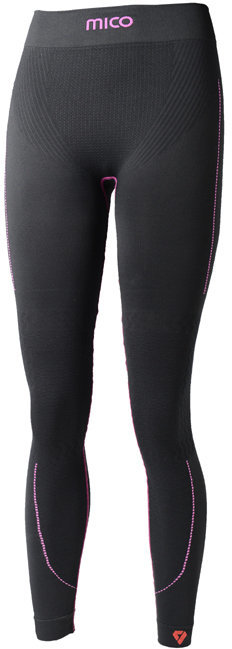 Termisk undertøj Mico Long Tight Primaloft Womens Base Layers Pants Nero Fucsia XS/S