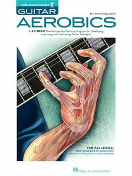 Music sheet for guitars and bass guitars Hal Leonard Troy Nelson: Guitar Aerobics Music Book - 1