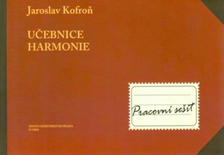 Muziek opleiding Jaroslav Kofroň Učebnica harmónie Muziekblad (Zo goed als nieuw)