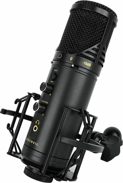 Condensatormicrofoon voor studio Kurzweil KM-1U-B Condensatormicrofoon voor studio