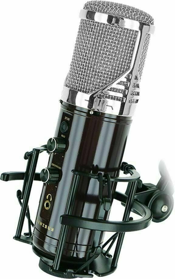 Microfon cu condensator pentru studio Kurzweil KM-2U-S Microfon cu condensator pentru studio