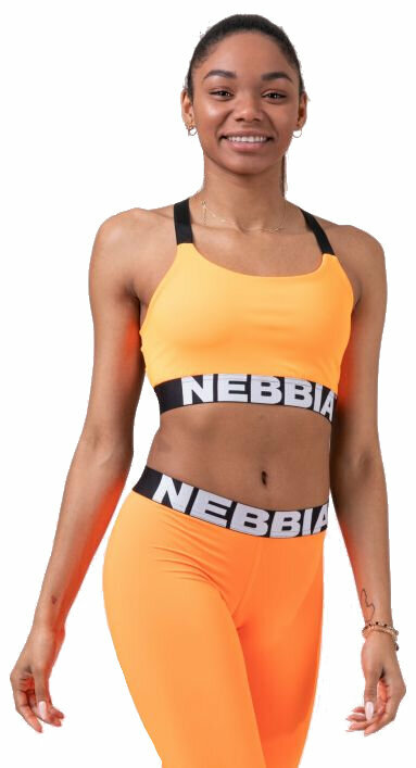 Fitness Unterwäsche Nebbia Lift Hero Sports Mini Top Orange M Fitness Unterwäsche
