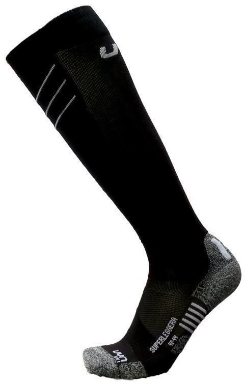 Skijaške čarape UYN Superleggera Crna-Bijela 42-44 Skijaške čarape