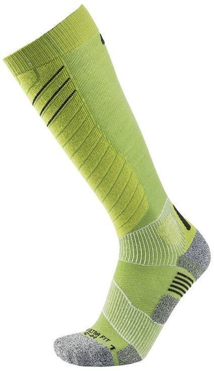 Ski-sokken UYN Ultra Fit Green/Black 39-41 Ski-sokken