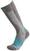 Skidstrumpor UYN Comfort Fit Grey Melange/Azure 35-36 Skidstrumpor