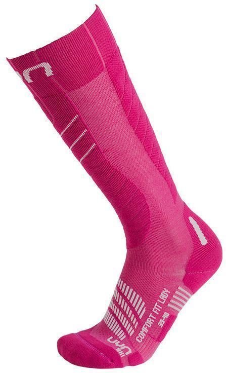 Smučarske nogavice UYN Comfort Fit Pink/White 37-38 Smučarske nogavice