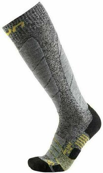 Ski-sokken UYN Pro Race Grey Melange/Pearl Grey 39-41 Ski-sokken - 1