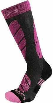 Lyžařské ponožky UYN Juniors Anthracite Melange/Violet 27-30 Lyžařské ponožky - 1
