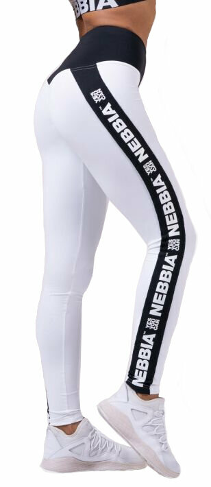 Fitness Παντελόνι Nebbia Power Your Hero Iconic Leggings Λευκό L Fitness Παντελόνι