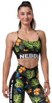 Ropa interior deportiva Nebbia Earth Powered Sports Bra Jungle Green XS Ropa interior deportiva - 1