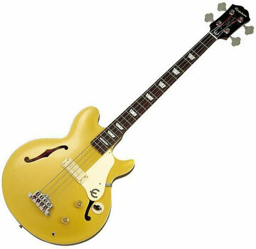 Električna bas kitara Epiphone Jack Casady Metallic Gold - 1