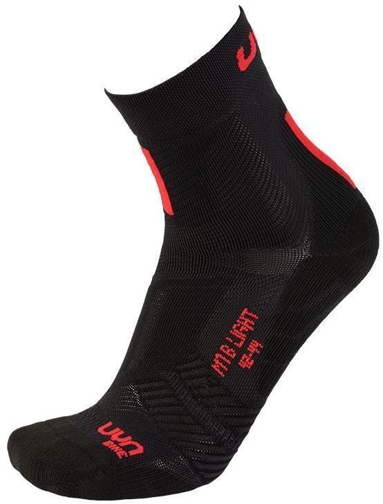 Cycling Socks UYN Cycling MTB Black/Red 35/38 Cycling Socks