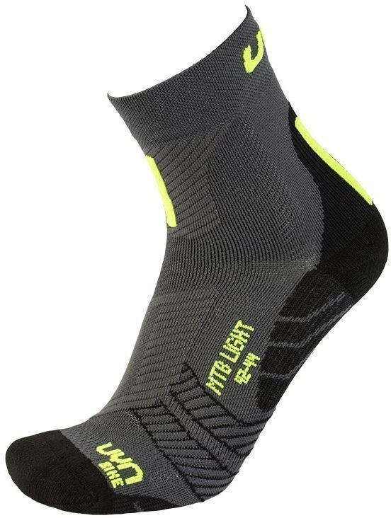 Чорапи за колоездене UYN Cycling MTB Anthracite/Fluo Yellow 39/41 Чорапи за колоездене