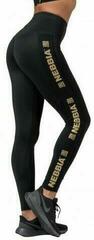 Pantalon de fitness Nebbia Gold Classic Leggings Black M Pantalon de fitness