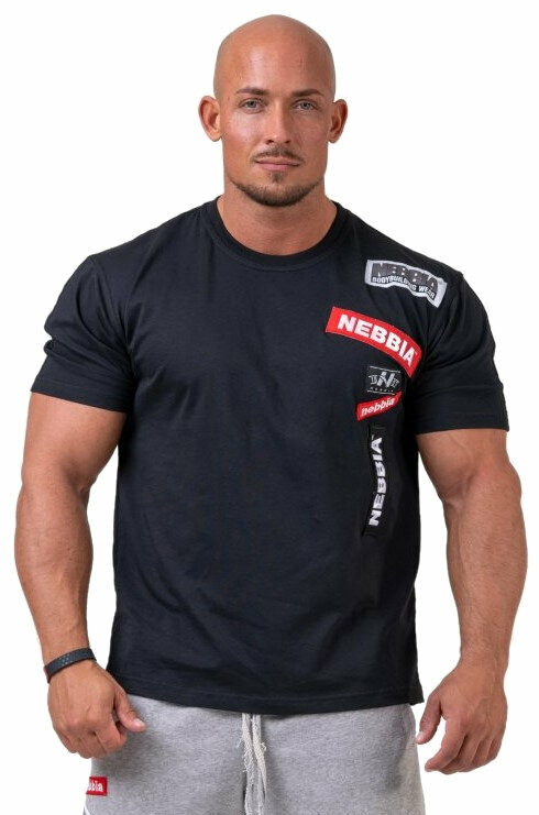 Fitness T-Shirt Nebbia Boys T-Shirt Black 2XL Fitness T-Shirt