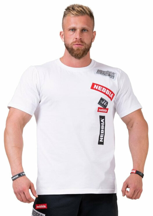 Fitness T-Shirt Nebbia Boys T-Shirt White M Fitness T-Shirt