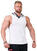 Fitness T-Shirt Nebbia No Excuses Tank Top Hoodie White M Fitness T-Shirt