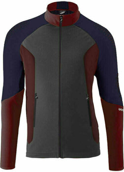 Termisk undertøj UYN Climable Mens Jacket Charcoal/Sofisticaded Red/Deep Blue L - 1